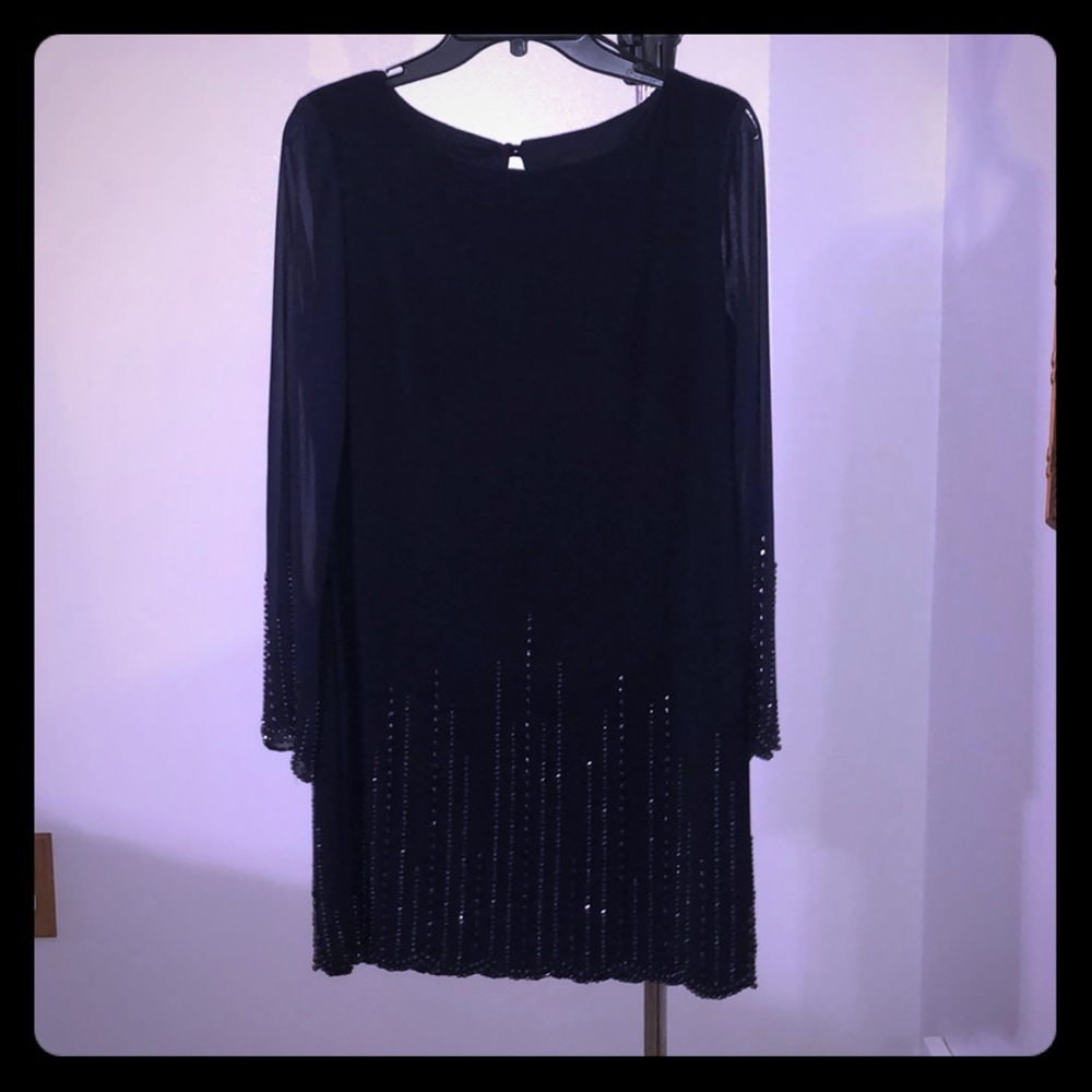 Short Navy Blue Party Dress